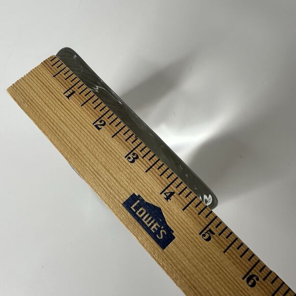 Living Quarters Half Moon Glass Bud Vase Taper Candle Pen Holder Book End Heavy - Picture 11 of 15